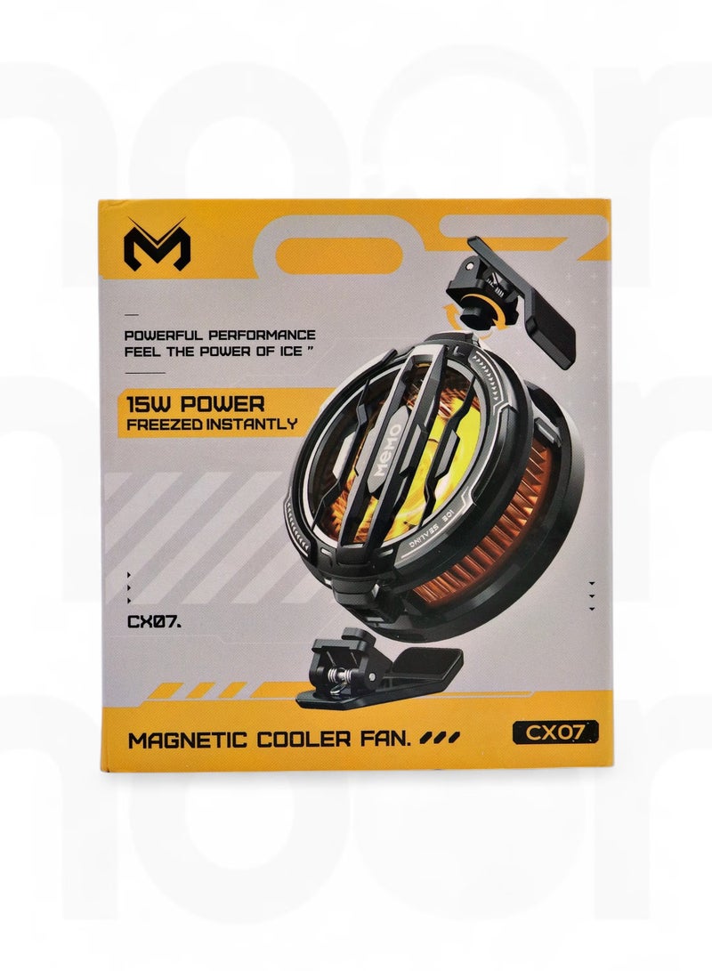 ميمو مبرد هاتف محمول لمحبي لعبة PUBG، مصمم لسلسلة iPhone 12/13، بث مباشر وفيديو، مشتت حراري شبه موصل بدون ضوضاء لنظام iOS وAndroid وiPad Tablet - Image 3