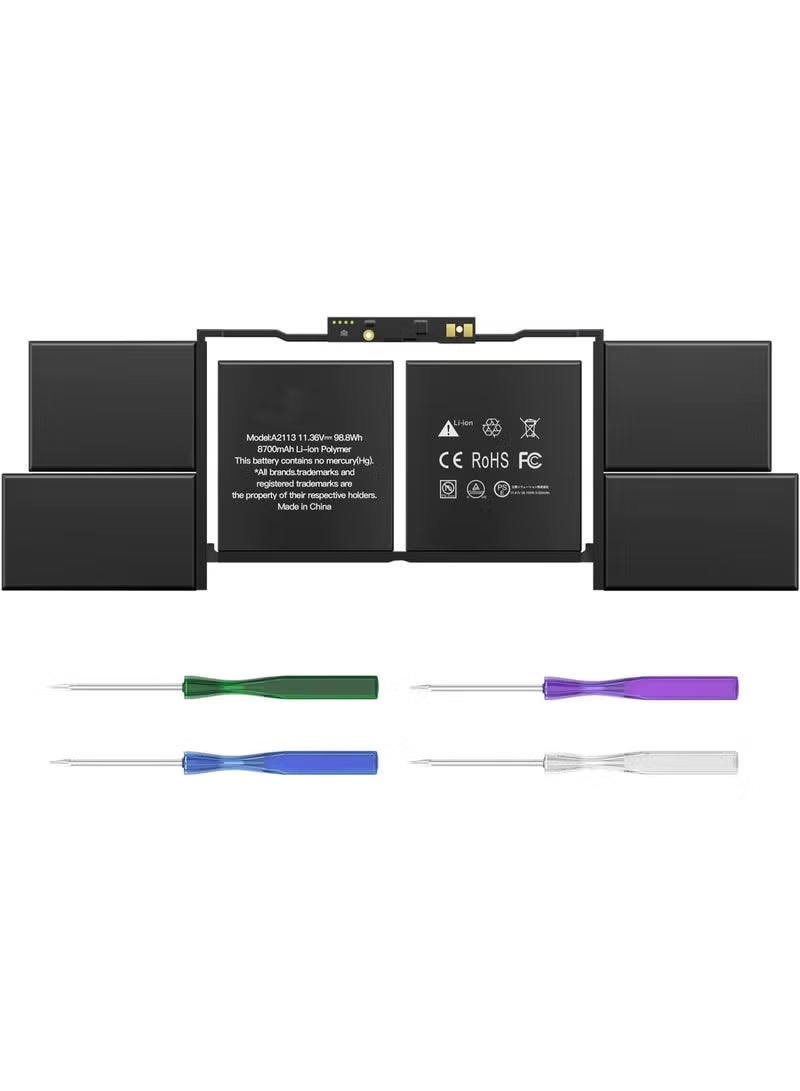 QUNAIN - Battery for MacBook Pro Retina 16" A2141 (2019) A2113 EMC 3347 [Li-Polymer 8790mAh] - Image 4