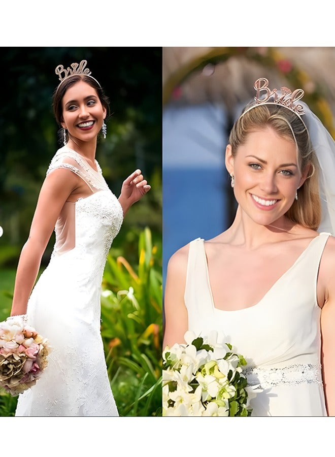 4 Piece Bride To Be Decoration Set, Lightweight and Easy To Wear, Not Easy To Fall Off, Beautiful Design Makes You Extra Bright At The Party - Image 5
