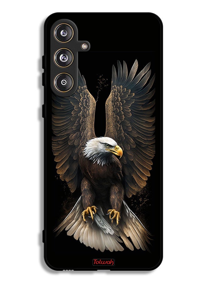 Tolwak Samsung Galaxy F55 5G Protective Case Cover Eagle Spread Wings - Image 1