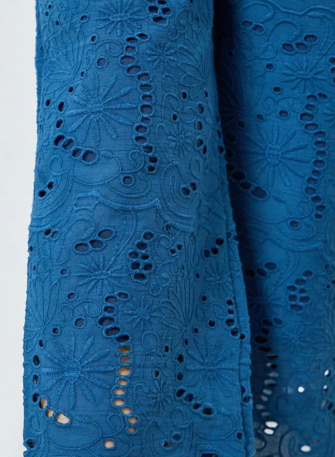 ستايلي مجموعة من بنطال كيلوت مع بلوزة قطن كاجوال