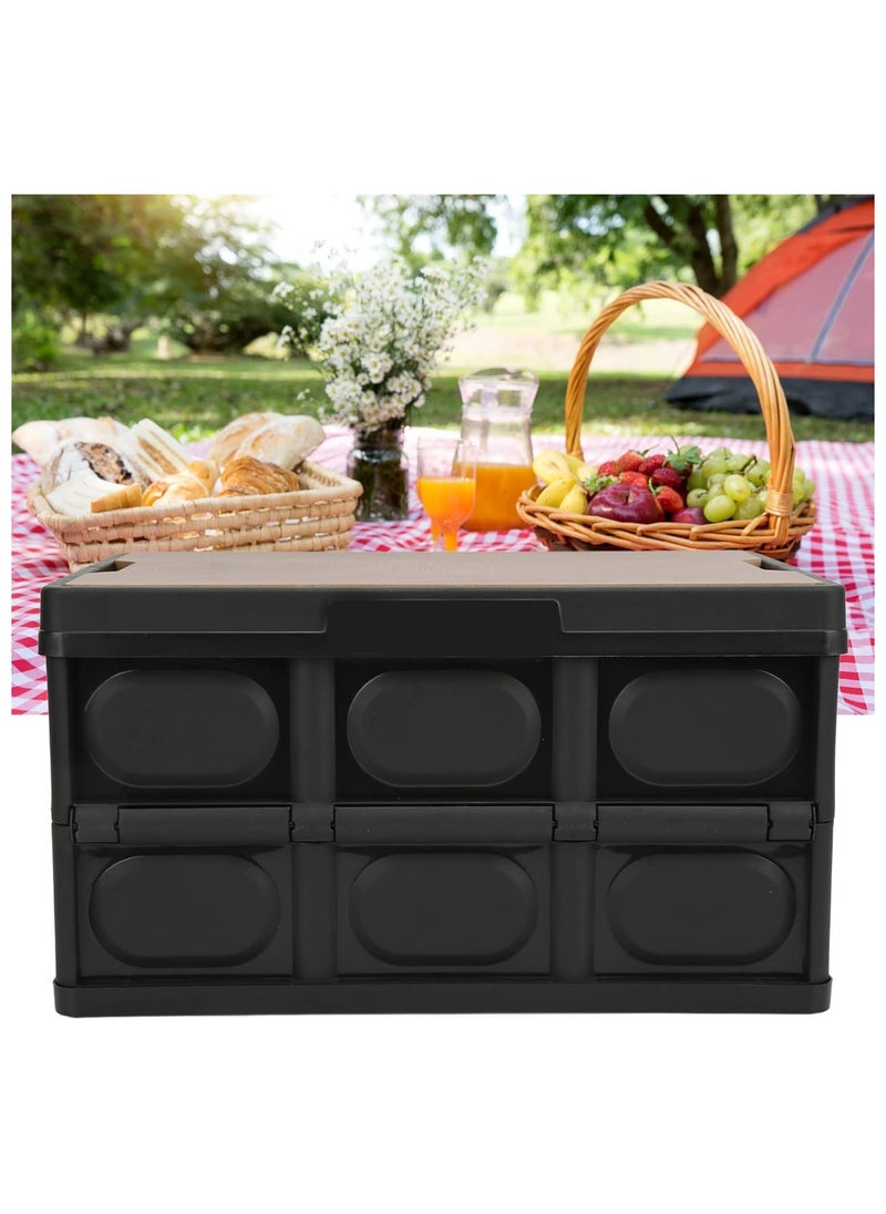 Folding Storage Box, 30L Removable Multifunctional Outdoor Storage Box for Outdoor