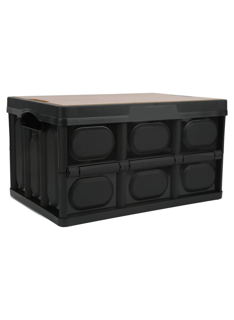 Folding Storage Box, 30L Removable Multifunctional Outdoor Storage Box for Outdoor