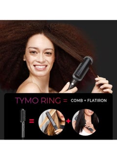 TYMO TYMO HC100 Ring Hair Straightening Brush - Black  - Image 4