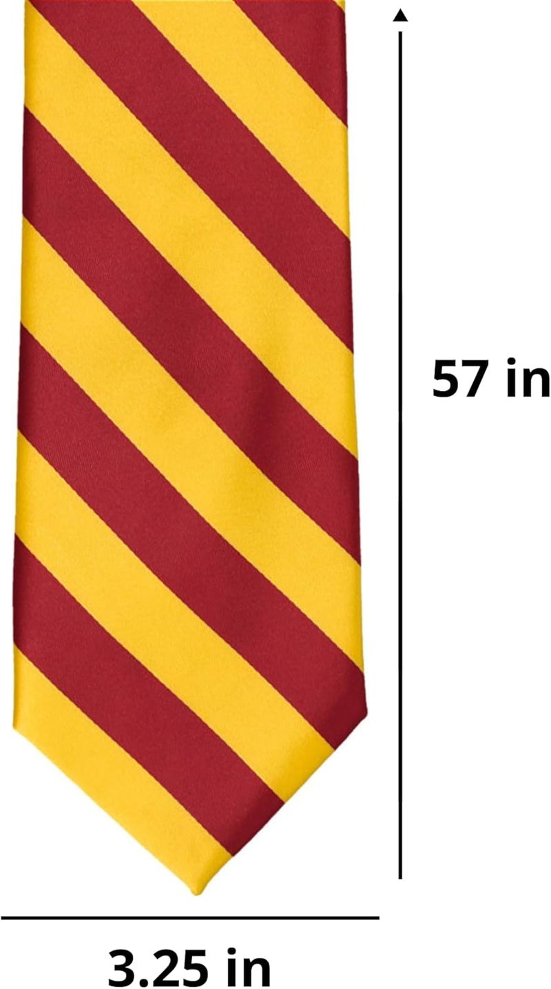 tiemart Men's Striped Tie Standard Length - Image 3
