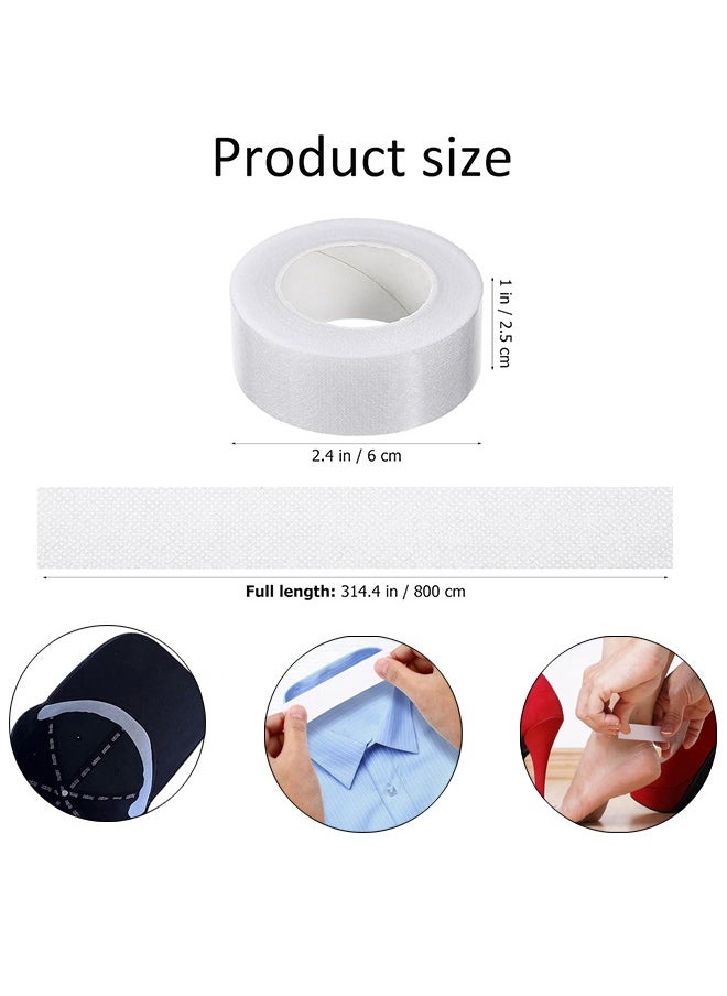 6 Rolls Disposable Collar Protectors, Hat Shirt Collar Sweat Protectors, Collar Protector Sweat Pads, Self-Adhesive Shirt Collar Protector for Shirt Collar Hat Brims