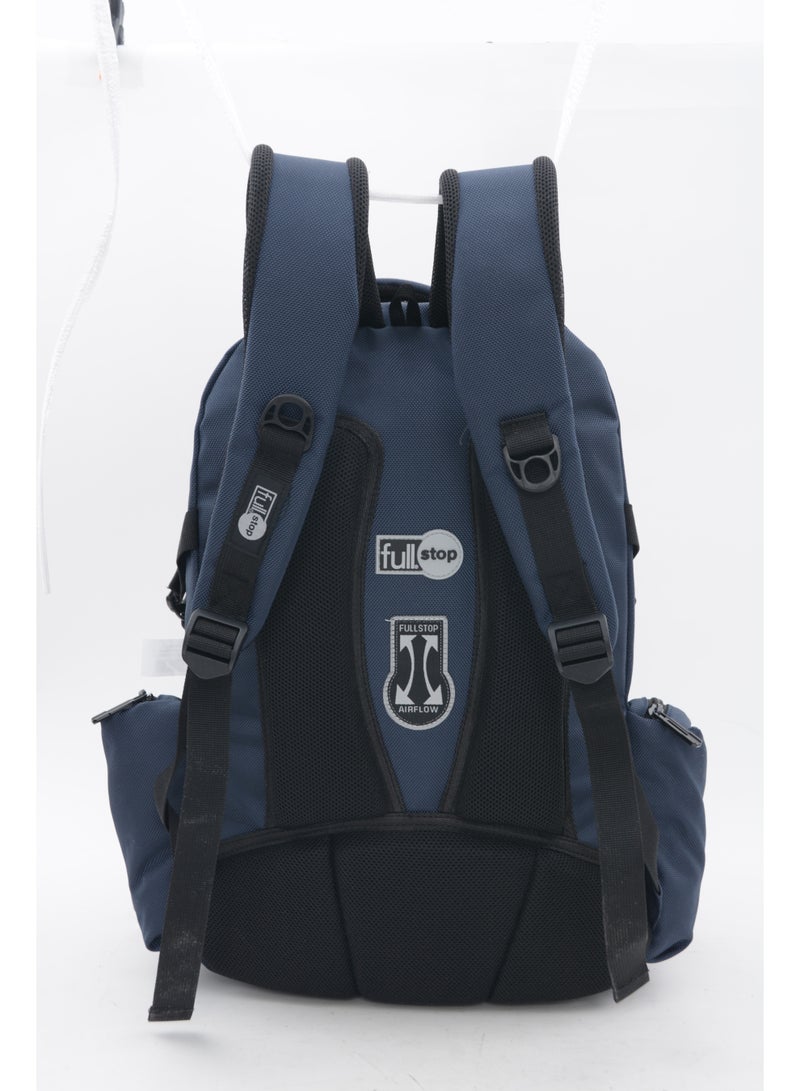 فولستوب شنطة ظهر فل ستوب 19 إنش مع مقلمة – لون كحلي مع كتابة – طقم حقيبة مدرسية للأطفال – تصميم متين وأنيق - Image 2