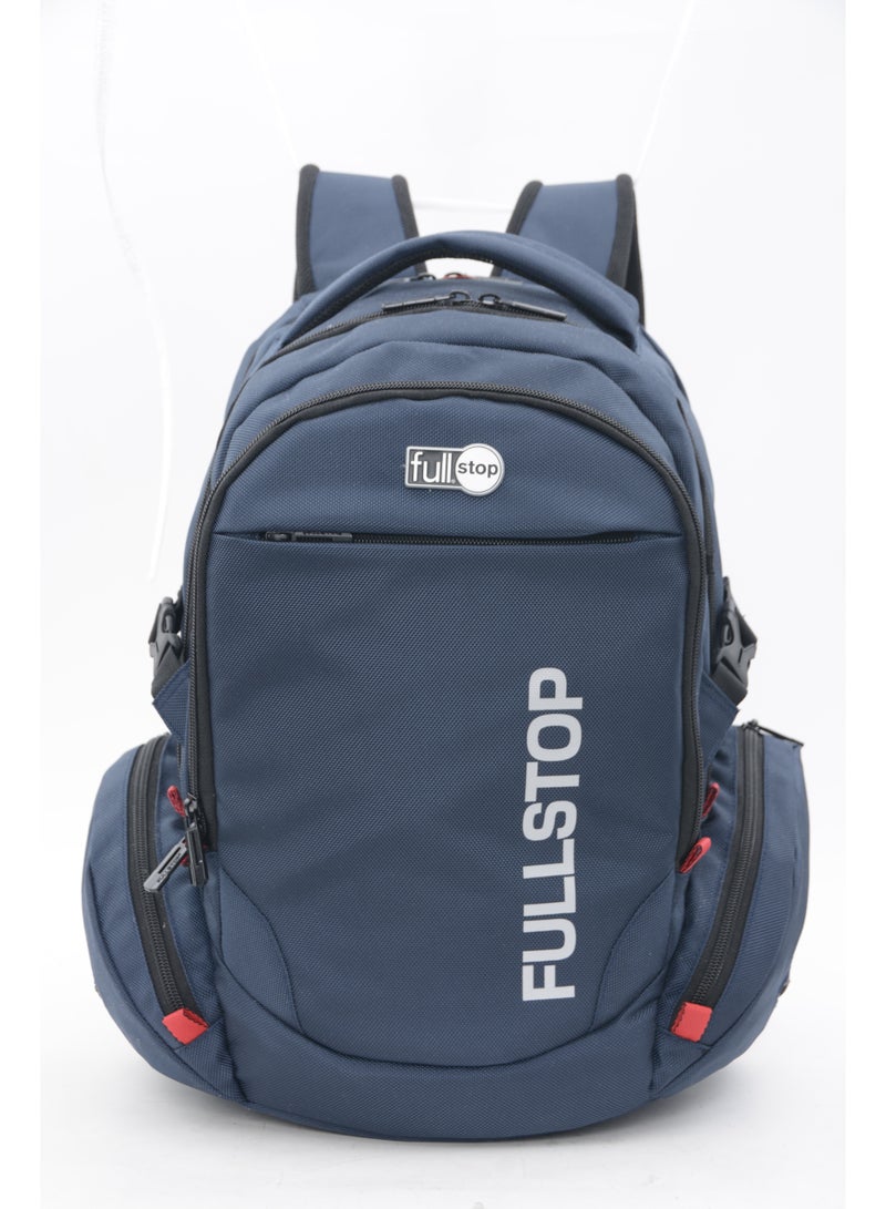 فولستوب شنطة ظهر فل ستوب 19 إنش مع مقلمة – لون كحلي مع كتابة – طقم حقيبة مدرسية للأطفال – تصميم متين وأنيق - Image 5