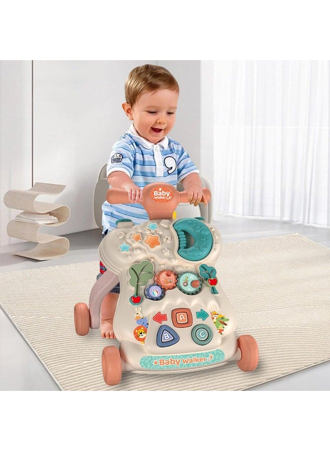 MiniMe Toddler Push Stroller | 12-18 Months | Multi-Color | Plastic and Fabric | Includes Interactive Toys | Adjustable Seat | Non-Toxic | Durable | Easy to Clean | Multifunctional Baby Activity Stroller - Image 4