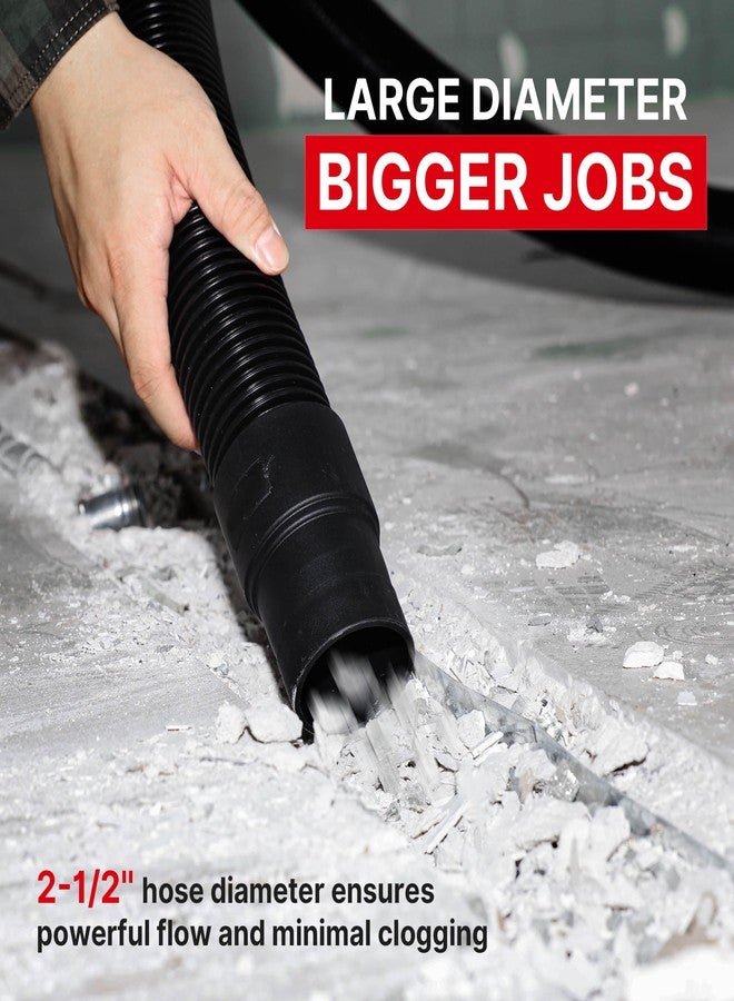 شوبفاك خرطوم بديل أسود متعدد الاستخدامات من شوب-فاك، بطول 8 أقدام و2.5 بوصة، متوافق مع المكانس الكهربائية من ريجيد، ديوالت، هاسكي، كرافتسمان، باور، وماسترفورس. - Image 5