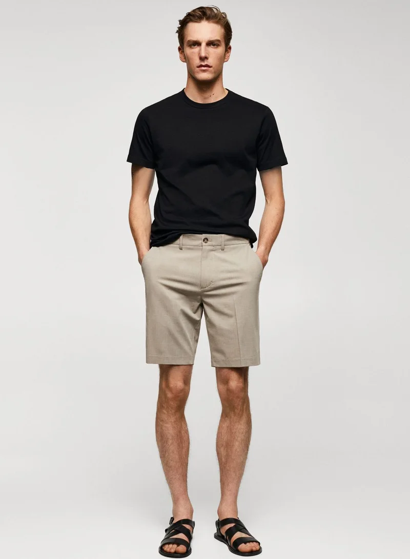 Mango Man Essential Crew Neck T-Shirt