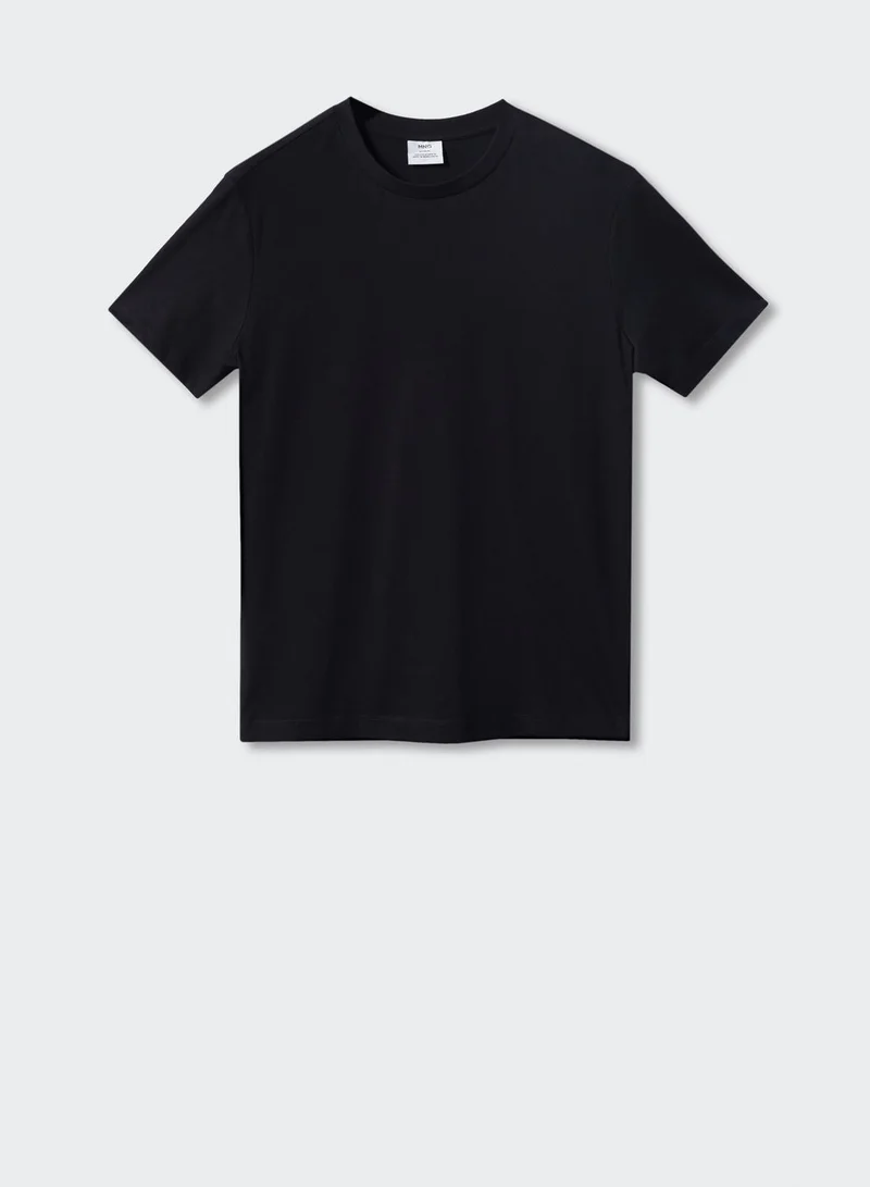 Mango Man Essential Crew Neck T-Shirt
