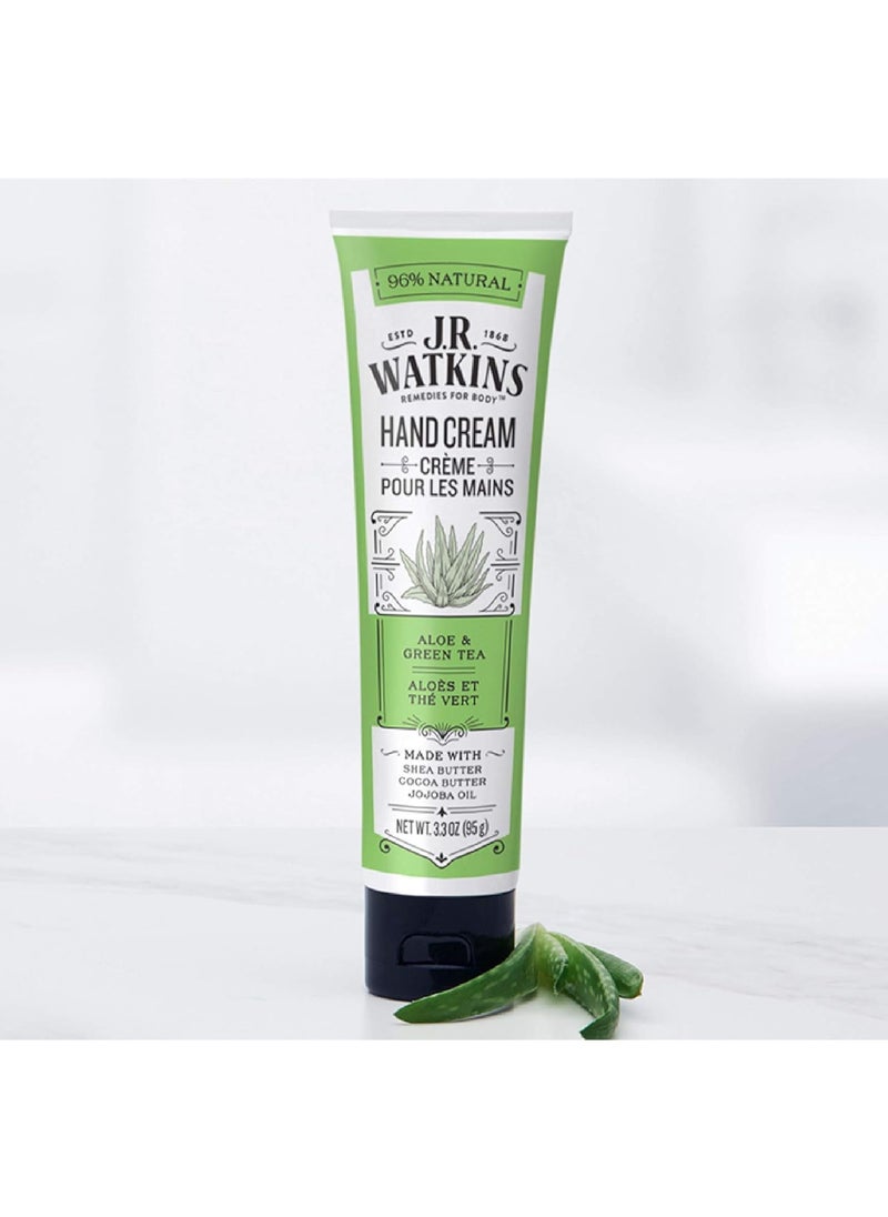 J.R.WATKINS J.R. Watkins: Shea Butter Hand Cream, Aloe & Green Tea 3.3 oz (2 pack)  - Image 2