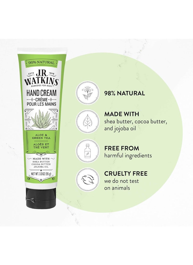 J.R.WATKINS J.R. Watkins: Shea Butter Hand Cream, Aloe & Green Tea 3.3 oz (2 pack)  - Image 3