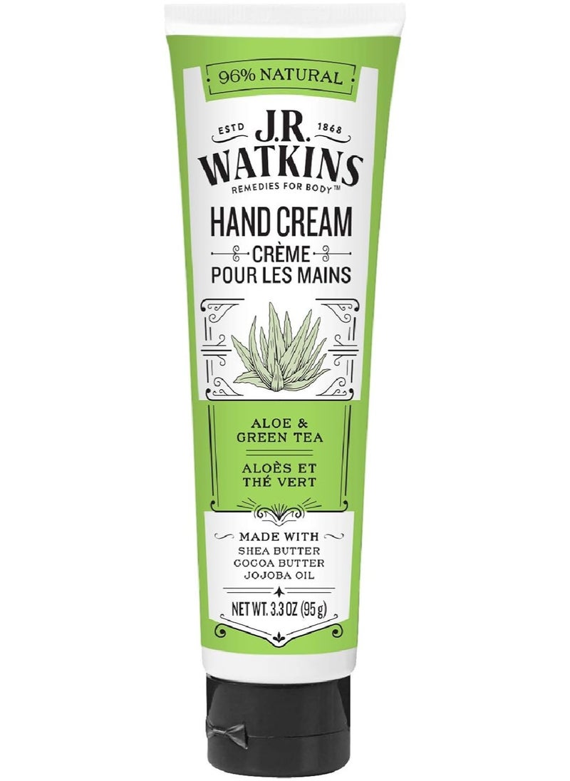 J.R.WATKINS J.R. Watkins: Shea Butter Hand Cream, Aloe & Green Tea 3.3 oz (2 pack)  - Image 1