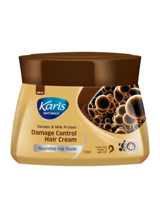 Caress Cream to eliminate hair damage and nourish the roots with keratin and milk proteins - 150 ml