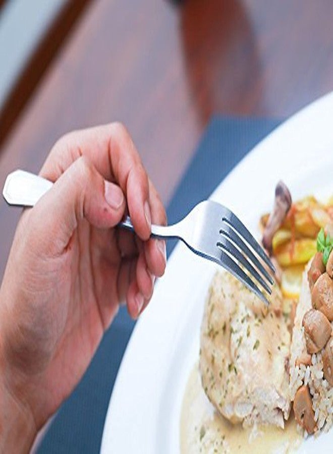 AIA India Stainless Steel Cutlery Small Fork | Set of 6 | Length 7.50 INCH - Image 3