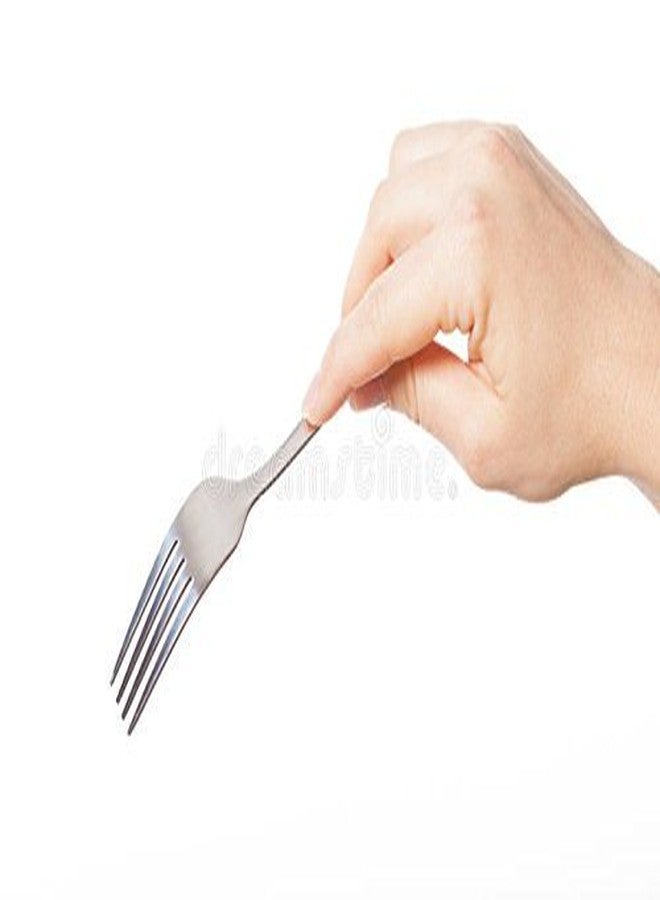 AIA India Stainless Steel Cutlery Small Fork | Set of 6 | Length 7.50 INCH - Image 5