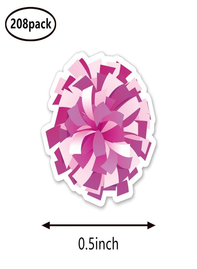 GUVSPTI Cheerleader Cheerleading Planner Stickers, 0.5in Monthly Scrapbooking Kids DIY Arts 208-Pack - Image 2