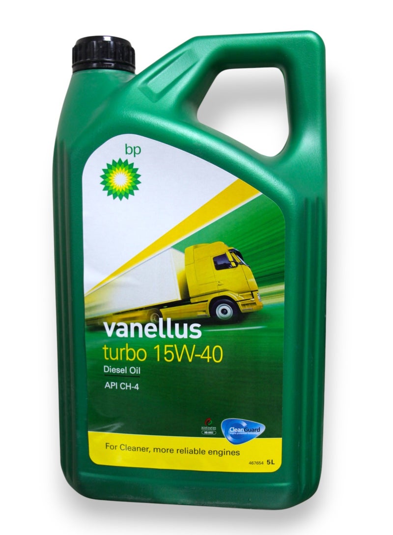 BP Vanellus Turbo 15w-40 Diesel Engine Oil  - Image 1