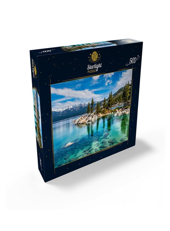 MyPuzzle.com The Beautiful Crystal Clear Waters of Lake Tahoe - Premium 500 Piece Jigsaw Puzzle - Made in USA - Image 2