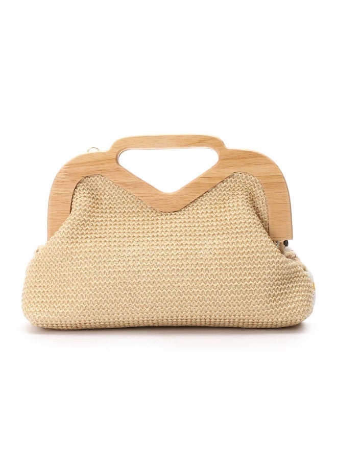 Mr.joe Mr Joe Beige Elegant Crochet Clutch-shoulder bag for Women-4146 - Image 4