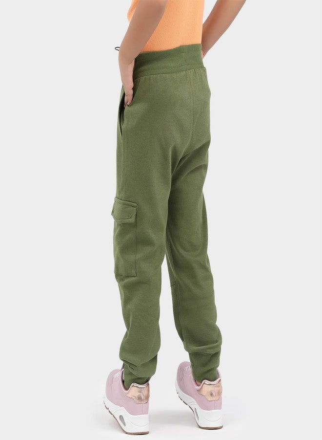 superbottoms Cotton Joggers for Kids - Stretchable Baby Pants - Premium Cotton Pajama for Kids | 7Y - 8Y | Adjustable Elastic Waistband Joggers - Waist & Ankle Ribs for Better Fit - 3 Trendy Colours - Image 2