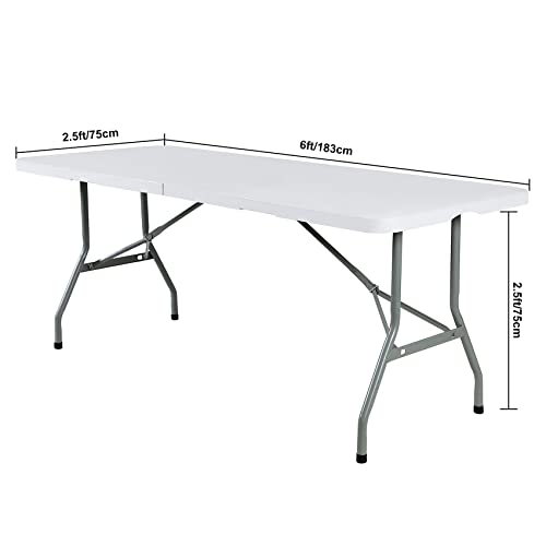 eccwai Spandex 6ft Waterproof Table Cover for Party,Wedding, Banquet, and Events(Black) - Image 2