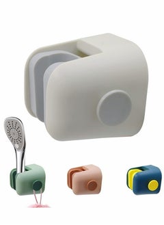 Y&D 4pcs Waterproof Self Adhesive Shower Head Holder Wall Mount Arm with Hook for Bathroom Bathtub  - Image 1