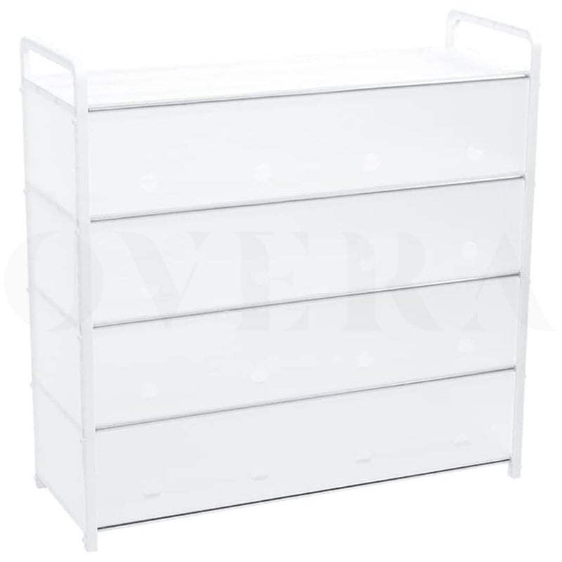 overa 5 Tier Shoe Rack for Entryway, Space Saving Small Shoe Storage Organizer Shelf for Entryway, Hallway, Dorm Room (Color : White) - Image 4