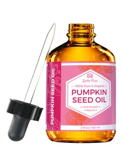 Leven Rose Leven Rose Pumpkin Seed Oil for Hair Growth 2 oz, 100% Pure Pumpkin Seeds Oil for Skin and Nails - Natural Pumpkin Seed Extract for Moisturizing Scalp, Dry and Rough Skin 