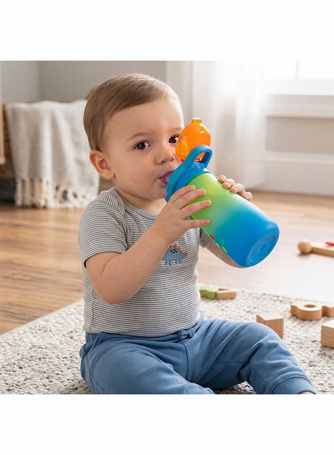 Playgro Clip Clop Happy Sipper Bottle 550ml – BPA-Free Kids Water Bottle with Spill-Proof Sports Spout, Reusable Toddler Drink Bottle - Image 3