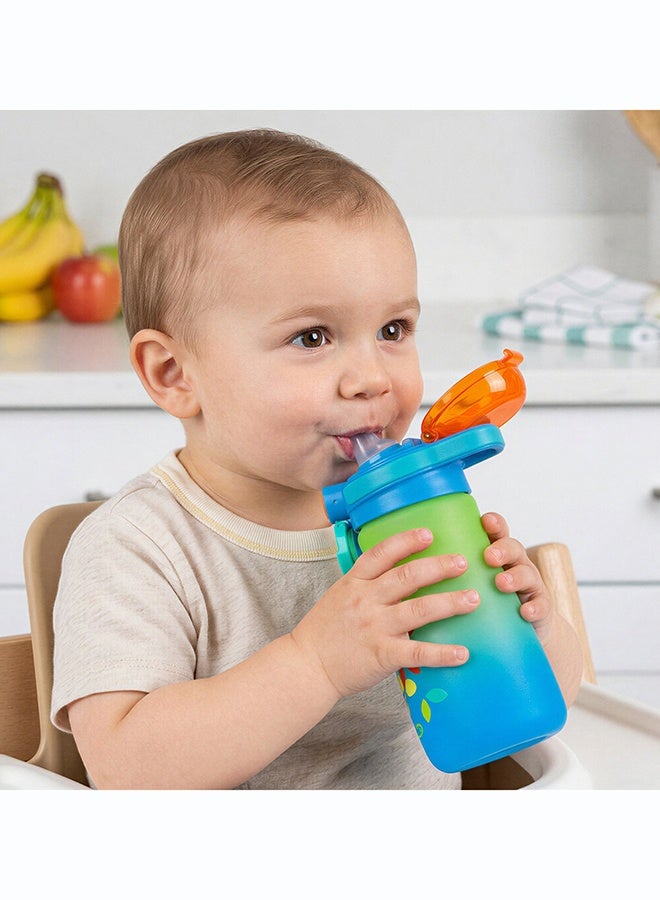 Playgro Clip Clop Happy Sipper Bottle 550ml – BPA-Free Kids Water Bottle with Spill-Proof Sports Spout, Reusable Toddler Drink Bottle - Image 4