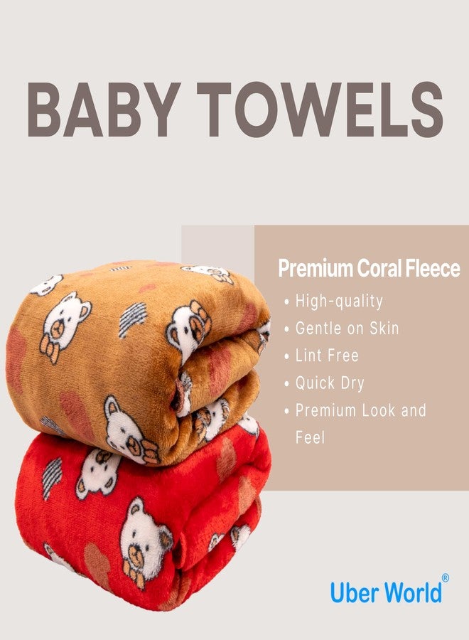 Uber World Baby Towels for Newborns | Baby Wrapper for New Born | Baby Towels for 0 to 2 Years | Baby Wrapper for New Born | Baby Bath Towels (2) - Image 3