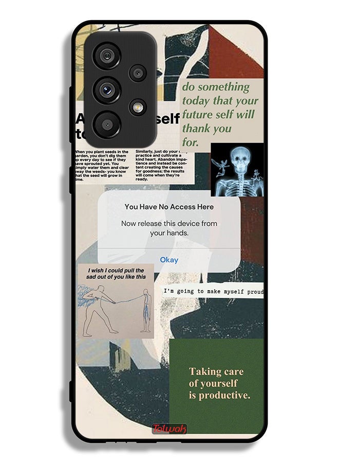 Tolwak Samsung Galaxy A73 5G Protective Case Cover Allow Yourself To Grow - Image 1