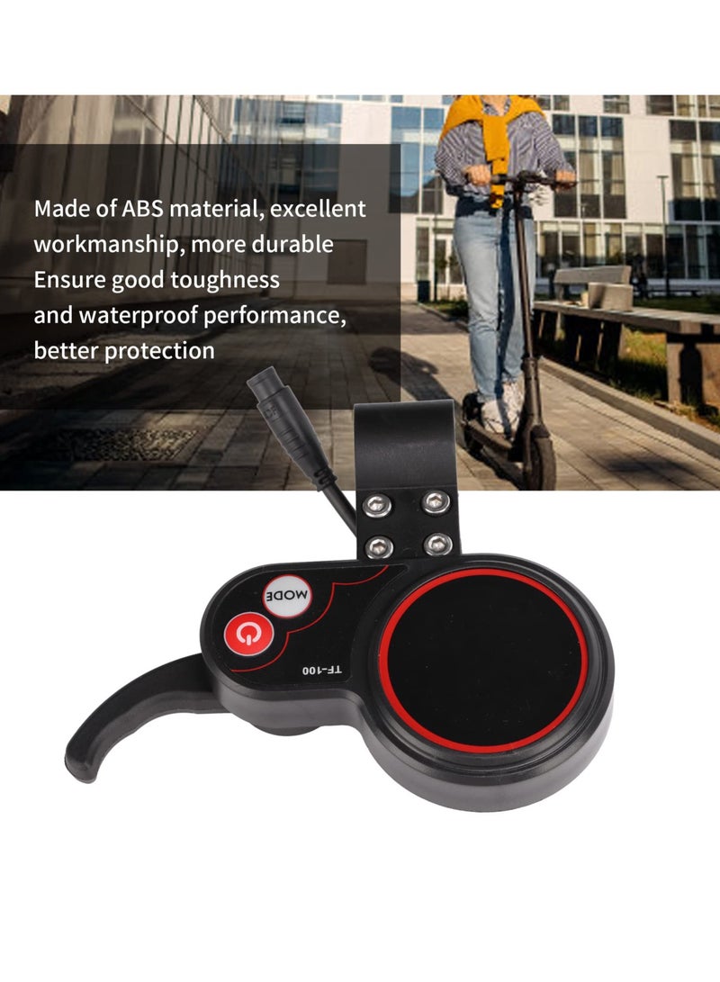Electric Scooter Display Panel, 48V TF‑100 Display 6 Pin Communication Instrument, Electric Control Board Compatible with KUGOO M4 Electric Scooter Controller  - Image 3
