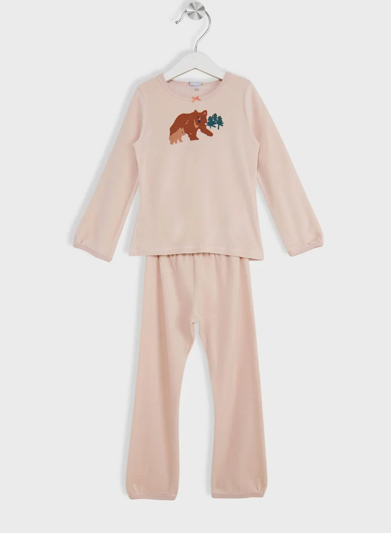 Petit Bateau Youth Printed Pyjama Set