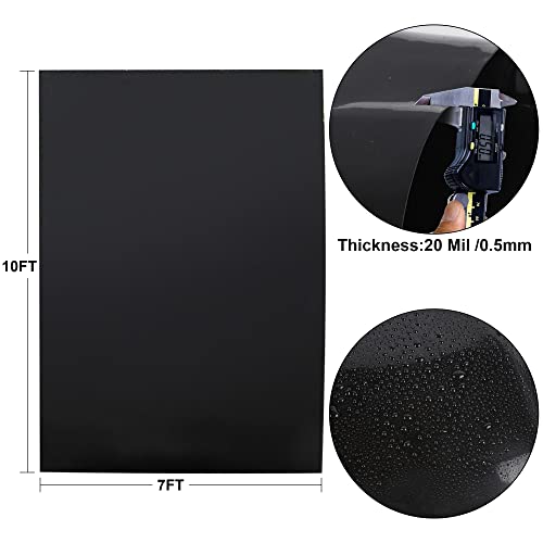 Adroiteet 7 x 10 FT Pond Liner, 20 Mil Fish Pond HDPE Liner, Pond Liners for Outdoor Ponds, Koi Ponds, Garden Fountain, Waterfall - Image 2