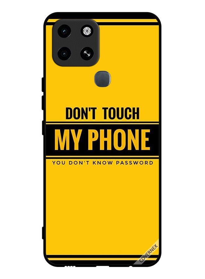 Covernex Protective Case Cover For Infinix Smart 6 Don't Touch My Phone You Don't Know Password - Image 1