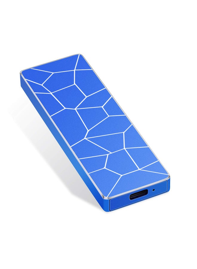 Portable Mobile SSD Expansion Upgrade Ice Pattern M.2 High-speed Transmission On In Stock-Capacity:4TB-Interface:Blue - Image 4