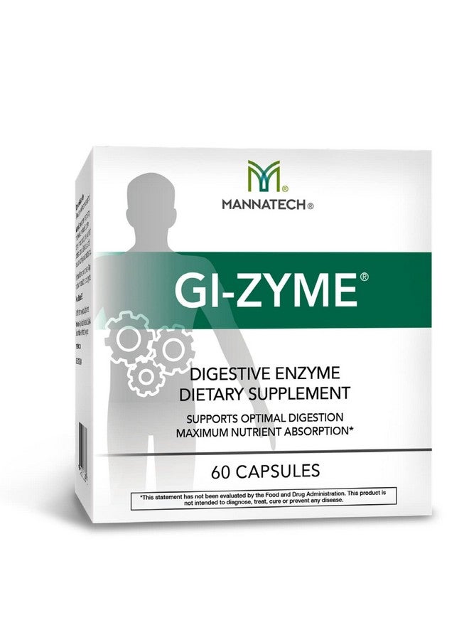 Mannatech With Digestive Enzyme For Gut Health Optimize Digestion And Nutrient Absorption Gizyme Helps To Support A Healthy Microbiome Improve Your Digestive Health With Mannatech 60 Capsules - Image 1