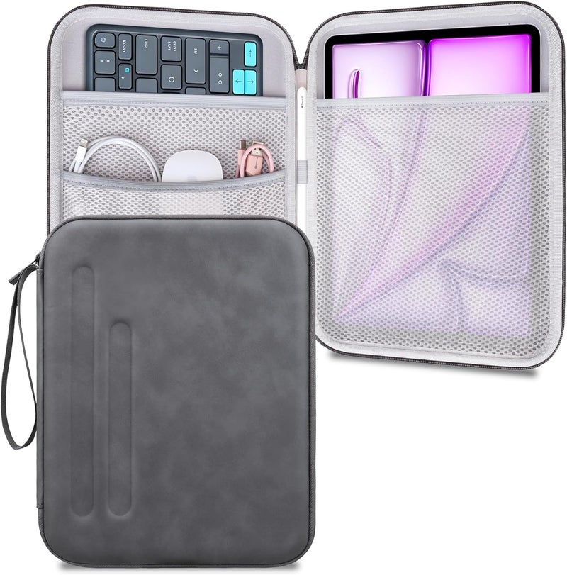 Lacdo Tablet Sleeve Case for 11 inch iPad A16 / 11 inch IPAD Air M4 M3 / 11" IPad Pro M5 M4 /10.9" ipad Air/10.2" i-Pad, 11" Samsung Galaxy Tab A9+ Hard Shell Protective Tablet Carrying Case,Dark Gray - Image 1