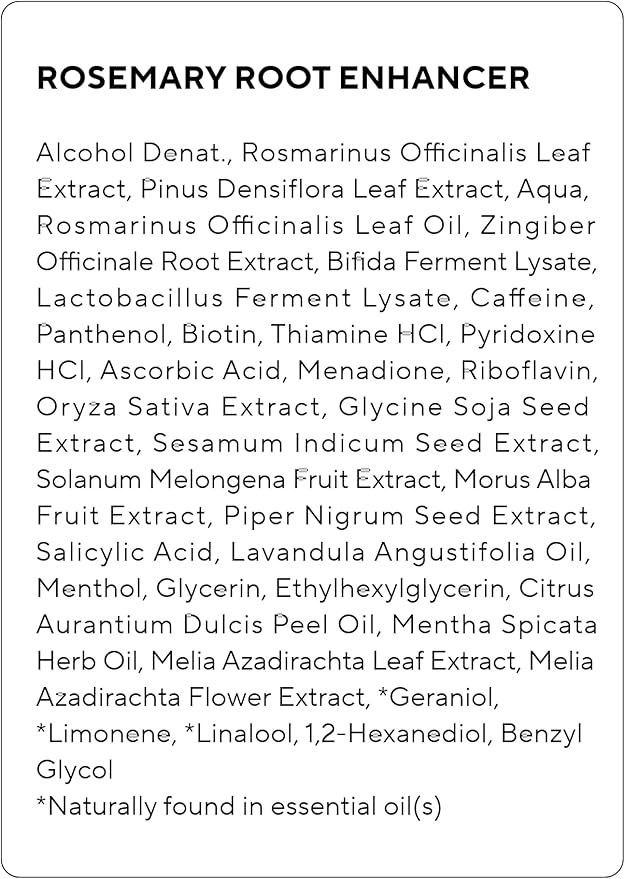 AROMATICA Rosemary Root Enhancer 338oz 100ml Scalp Serum with Rosemary Oil For Hair Growth Itchy Scalp Treatment Dandruff Treatment And Oily Scalp Moisturizer Rosemary water for hair growth