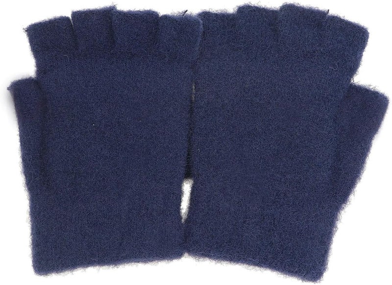 Newfancy Kids Boys Girls Dinosaur Flip Top Gloves with Mitten Cover Knitted Winter Fingerless Toddler Convertible Mittens - Image 3