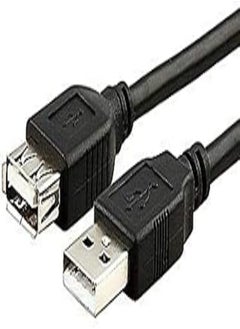 Usb male to female extension cable 5 meter-black