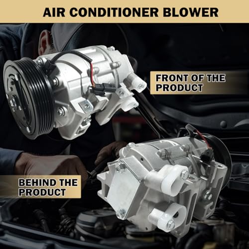 Aspligo Air Conditioner AC Compressor Fits for Nissan Altima Sentra 2.5L 2007 2008 2009 2010 2011 2012, with A/C Clutch, CO10886C AC Compressor, Replaces 92600ET80A, 92600JA000, 92600ZE90B - Image 3