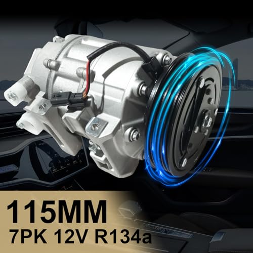 Aspligo Air Conditioner AC Compressor Fits for Nissan Altima Sentra 2.5L 2007 2008 2009 2010 2011 2012, with A/C Clutch, CO10886C AC Compressor, Replaces 92600ET80A, 92600JA000, 92600ZE90B - Image 2