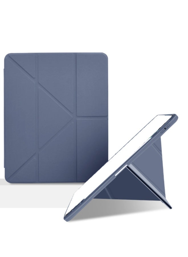 for iPad 2025 (11th) 11 inch / 2022 (10th) 10.9 inch Case Cover, Triple Fold Y-shaped Design, Multi Angle, Leather Tablet Cover With Pen Slot, Automatic Wake-up/sleep,Purple - Image 3
