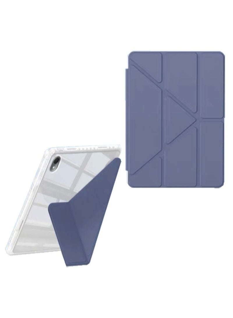 for iPad 2025 (11th) 11 inch / 2022 (10th) 10.9 inch Case Cover, Triple Fold Y-shaped Design, Multi Angle, Leather Tablet Cover With Pen Slot, Automatic Wake-up/sleep,Purple - Image 2