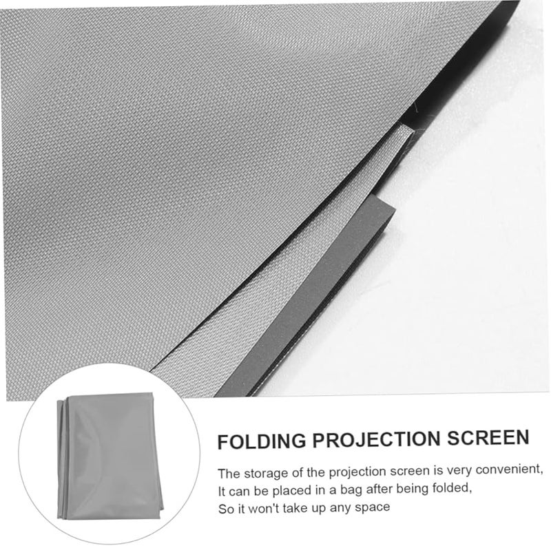 Joysfuny Wrinkle Resistant Polyester Projection Screen High Brightness Wide Viewing Angle - Image 4